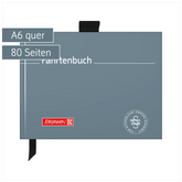 Fahrtenbuch „für Kraftfahrzeuge“ | A6 quer, 80 Seiten, Papier