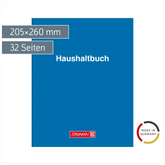 Haushaltsbuch | 205×260 mm, 32 Seiten, Karton, blau