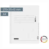 Schnellhefter FACT!plus | A4, Füllhöhe: 10 mm, weiß