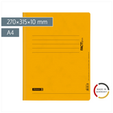 Schnellhefter FACT!plus | A4, Füllhöhe: 10 mm, gelb