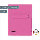 Schnellhefter FACT!plus | A4, Füllhöhe: 10 mm, rosa