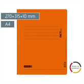 Schnellhefter FACT!plus | A4, Füllhöhe: 10 mm, orange