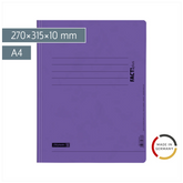 Schnellhefter FACT!plus | A4, Füllhöhe: 10 mm, violett