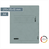 Schnellhefter FACT!plus | A4, Füllhöhe: 10 mm, grau