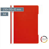 Schnellhefter | A4, Füllhöhe: 10 mm, rot