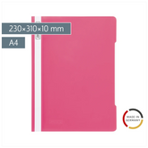 Schnellhefter | A4, Füllhöhe: 10 mm, pink