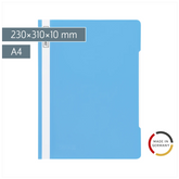 Schnellhefter | A4, Füllhöhe: 10 mm, hellblau