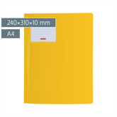 Schnellhefter FACT!pp | A4, Füllhöhe: 10 mm, gelb