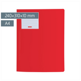 Schnellhefter FACT!pp | A4, Füllhöhe: 10 mm, red