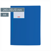 Schnellhefter FACT!pp | A4, Füllhöhe: 10 mm, blau