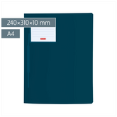 Schnellhefter FACT!pp | A4, Füllhöhe: 10 mm, denim