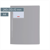 Schnellhefter FACT!pp | A4, Füllhöhe: 10 mm, silver