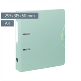 Ordner „WAVE“ Colour Code | A4, 50 mm, Hebelmechanik mit gummiertem Griff, mint