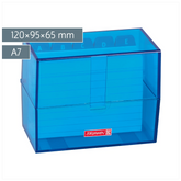 Karteikasten Colour Code gefüllt | 120×95×65 mm, A7, azur