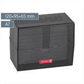 Karteikasten Colour Code gefüllt | 120×95×65 mm, A7, onyx