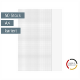 Kanzleibogen | A4, Lineatur 26, weiß, 50 Stück