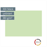 Karteikarten | A7, unliniert, grün, 100 Stück