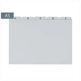 Karteiregister A-Z | A5, grau