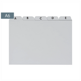 Karteiregister A-Z | A6, grau