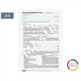 Formular „Wohnungs-Einheitsmietvertrag“ | A4