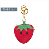 Schlüsselanhänger Fruity Love | rot/grün