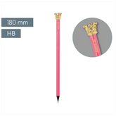 Bleistift „Krone“ Colour Code | HB, rund, tulip