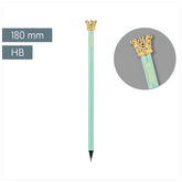 Bleistift „Krone“ Colour Code | HB, rund, mint