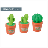 Dosenspitzer mit Radiergummi „Kaktus“ | sortiert