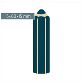 Radiergummi „Stift“ Colour Code 3D | denim