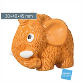 Radiergummi „Mammut“ 3D | braun