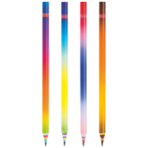 Bleistift „Rainbow Paper“ | HB, rund, sortiert