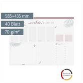 Schreibunterlage „Colours of Marrakech“ | 40 Blatt