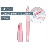 Gelschreiber „REMOVE“ Colour Code radierbar | breit, 0,7 mm, rose