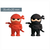 Radiergummi Ninja Power 3D | sortiert