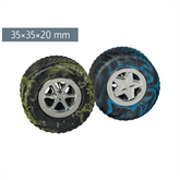 Radiergummi Fast Wheels 3D