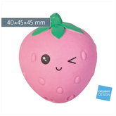 Radiergummi „Erdbeere“ Fruity Love 3D | rosa/grün