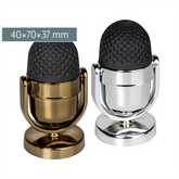 Dosenspitzer mit Radiergummi „Mikrofon“ | sortiert