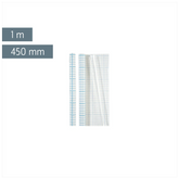 Bucheinbandfolie | 450 mm × 1 m, selbstklebend, transparent