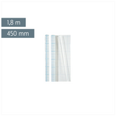 Bucheinbandfolie | 450 mm × 1,8 m, selbstklebend, transparent