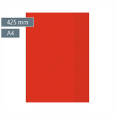 Hefthülle | 425 mm, A4, rot