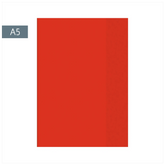 Hefthülle | A5, rot