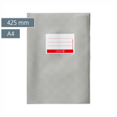 Hefthülle | 425 mm, A4, grau