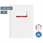 Hefthülle Premium | 425 mm, A4, weiß