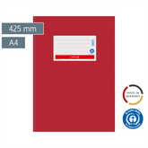 Hefthülle Premium | 425 mm, A4, hochrot