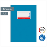 Hefthülle Premium | 425 mm, A4, mittelblau