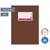 Hefthülle Premium | 425 mm, A4, braun