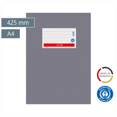 Hefthülle Premium | 425 mm, A4, grau