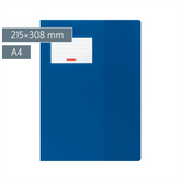 Hefthülle FACT!pp | 215×308 mm, A4, blau