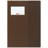 Hefthülle FACT!pp | 215×308 mm, A4, weiß/braun