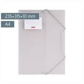 Sammelmappe FACT!pp | A4, Füllhöhe: 10 mm, silver